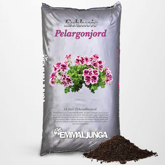 Emmaljunga Exlusiv Pelargonjord 50L - Helpall 39st - Fraktfri