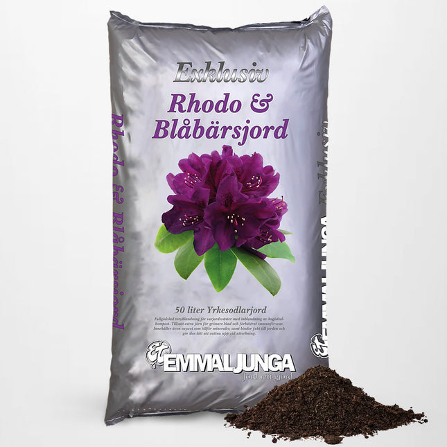 Emmaljunga Exklusiv Rhodo- & Blåbärsjord 50L - Helpall 39st - Fraktfri